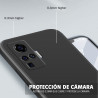 OPPO RENO 6 LITE - CASE GOMA GAMUZA NEGRO