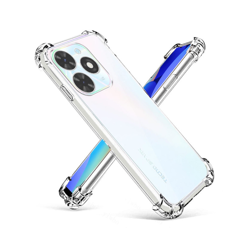 TECNO SPARK 20 SPARK 20C GO 2024 - CASE GOMA TRANSP ANTISHOCK