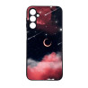 SAMSUNG A24 - CASE GOMA LUNA Y ESTRELLA NEGRO