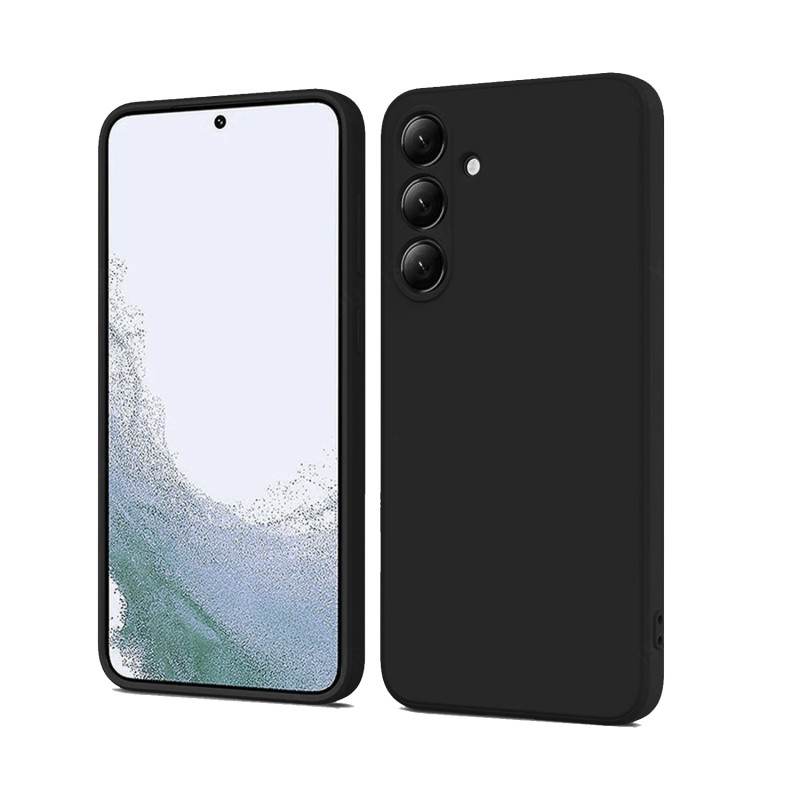 SAMSUNG M55 5G - CASE GOMA GAMUZA NEGRO
