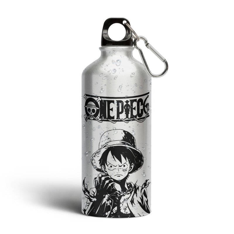 TOMATODO 500ML ONE PIECE LUFFY PLATEADO
