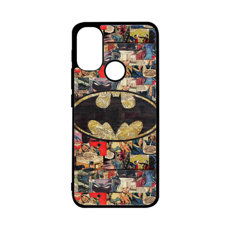 MOTO E20 - CASE GOMA BATMAN COMIC NEGRO