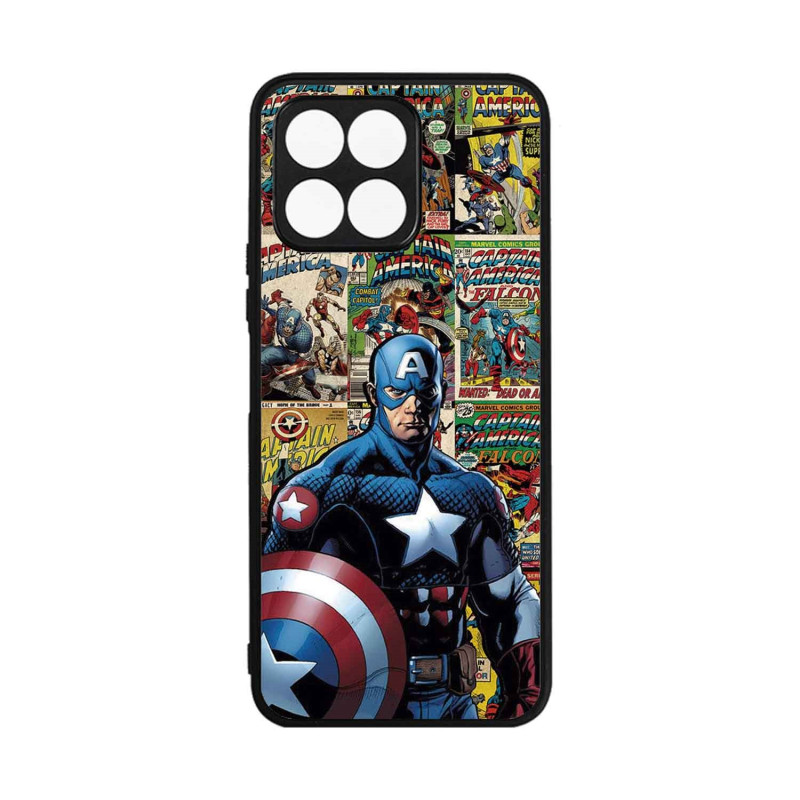 HONOR X8A - CASE GOMA CAPITAN AMERICA MARVEL
