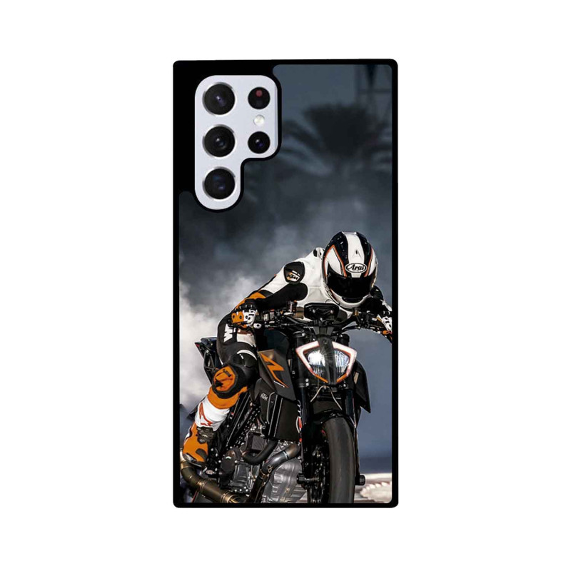 SAMSUNG S24 ULTRA - CASE GOMA MOTOCICLISTA NEGRO