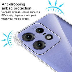 MOTO EDGE 50 PRO - CASE GOMA ANTI-IMPACTO TRANSPARENTE