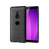 SONY XPERIA XZ3 - CASE GOMA FIBRA DE CARBONO NEGRO