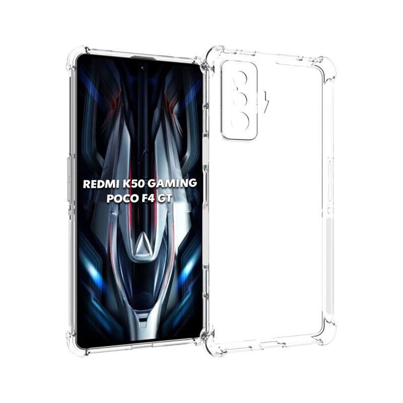 POCO F4 GT / REDMI K50 GAMING - CASE GOMA TRANSP ANTISHOCK