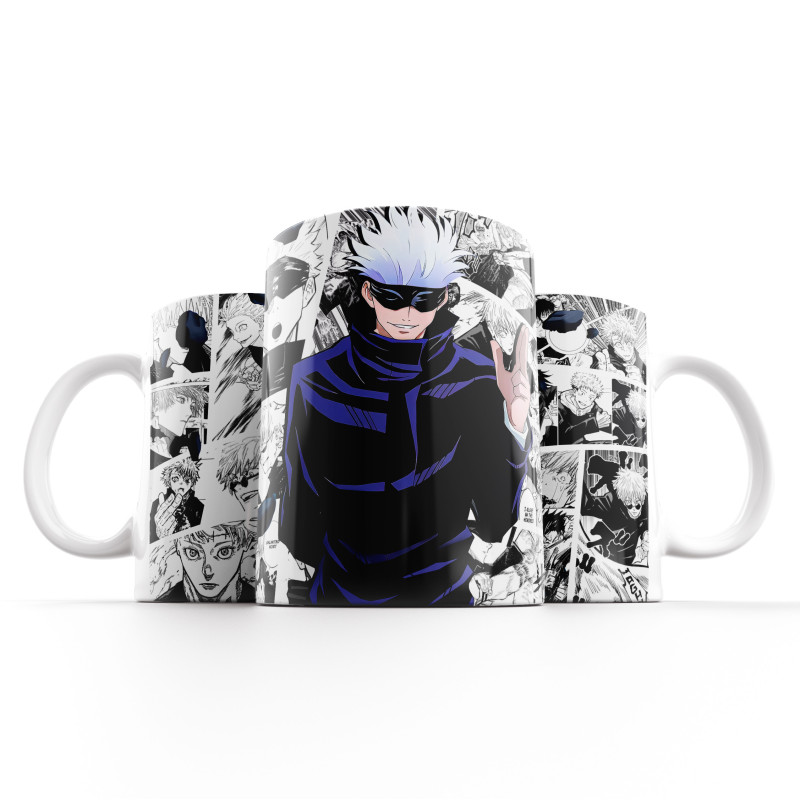 TAZA MUG 11OZ JUJUTSU KAISEN SATORU GOJO