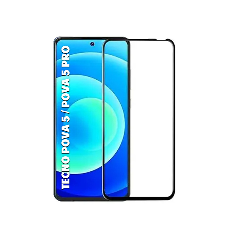 TECNO POVA 5 POVA 5 PRO - MICA VT 3D PANTALLA TRANSP NEGRO