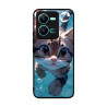 VIVO V25 5G - CASE GOMA GATITO NEGRO