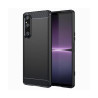 SONY XPERIA 1 V - CASE GOMA FIBRA DE CARBONO NEGRO