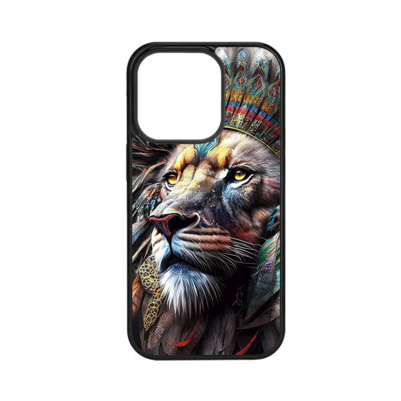 IPHONE 14 PRO MAX - CASE GOMA LEON INDIO