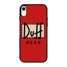 IPHONE XR - CASE GOMA DUFF BEER NEGRO
