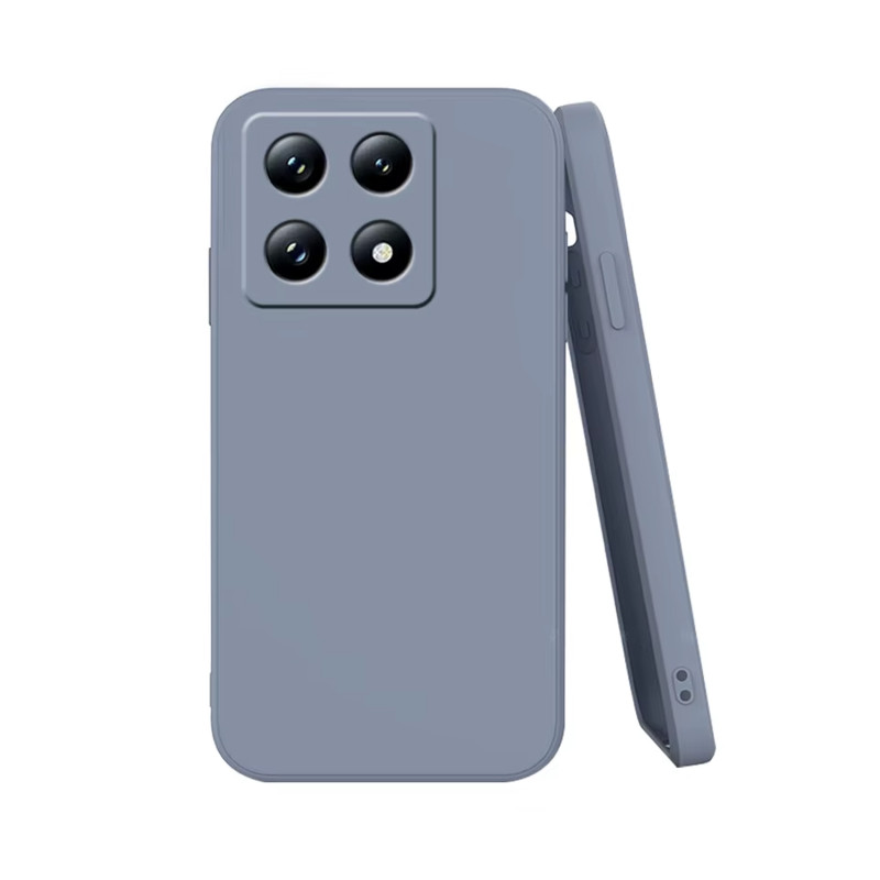 XIAOMI 14T - CASE GOMA GAMUZA GRIS LAVANDA
