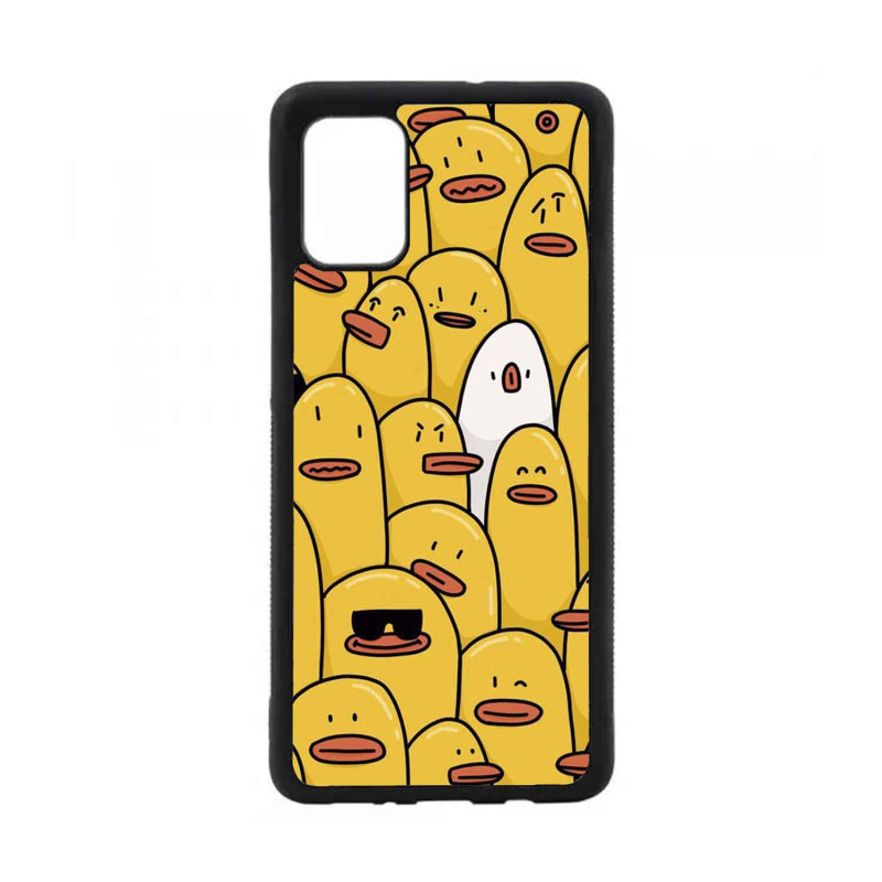 SAMSUNG A71 - CASE GOMA PATOS NEGRO