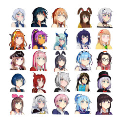 PACK 50 STICKERS VINILO TSUNDERE