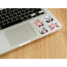PACK 50 STICKERS VINILO TSUNDERE