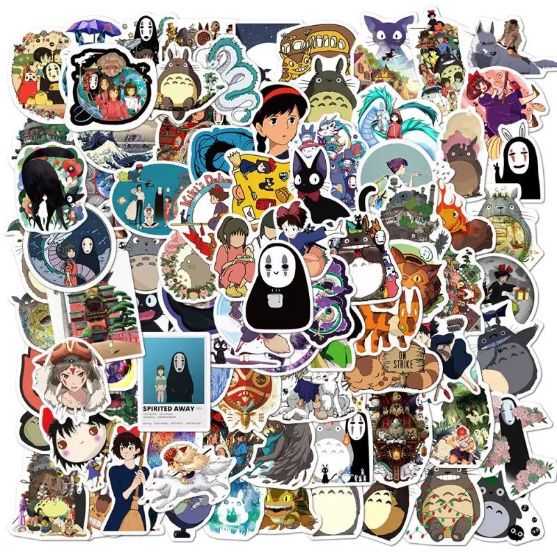 PACK 100 STICKERS VINILO STUDIO GHIBLI