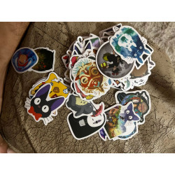 PACK 100 STICKERS VINILO STUDIO GHIBLI