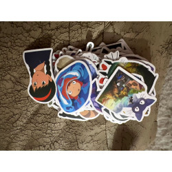 PACK 100 STICKERS VINILO STUDIO GHIBLI