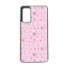 SAMSUNG S20 FE - CASE GOMA FLORES SNOOPY NEGRO