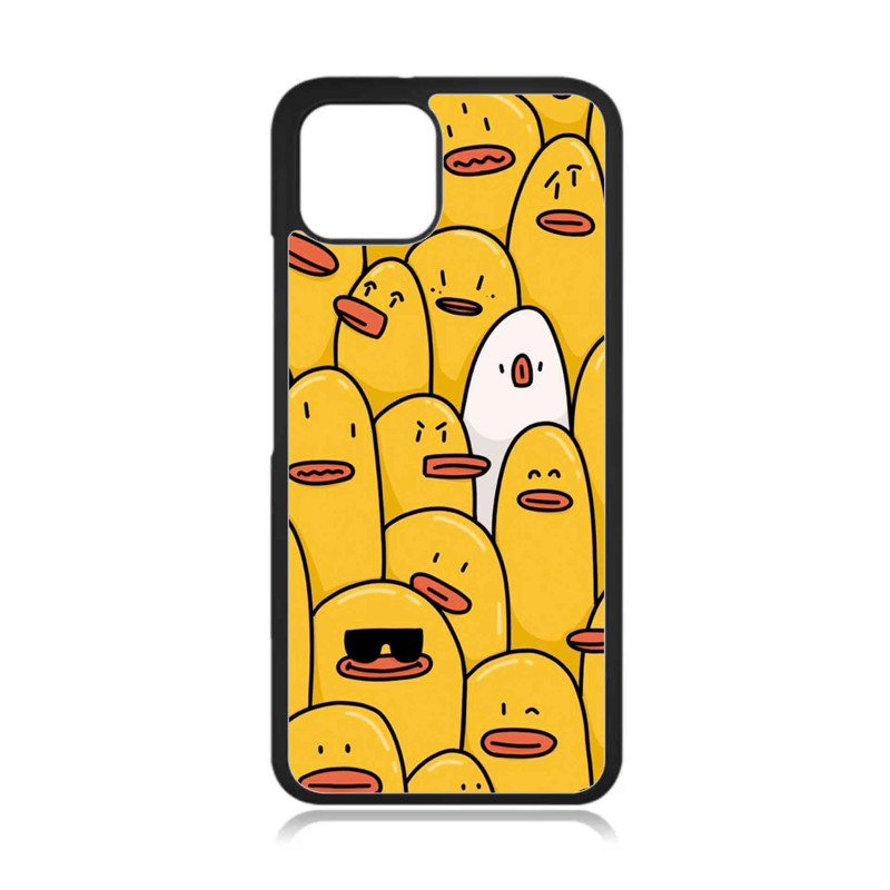 IPHONE 13 - CASE GOMA PATOS NEGRO