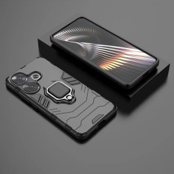 POCO X7 / XIAOMI REDMI NOTE 14 PRO 5G - CASE HIBRIDO ANTISHOCK ROBOT ROJO