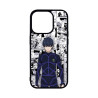 IPHONE 15 PRO - CASE GOMA BLUE LOCK ANIME NEGRO