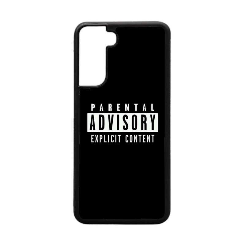 SAMSUNG S21 FE - CASE GOMA ETIQUETA NEGRO