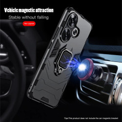 HONOR MAGIC 7 LITE - CASE HIBRIDO ANTISHOCK ROBOT NEGRO