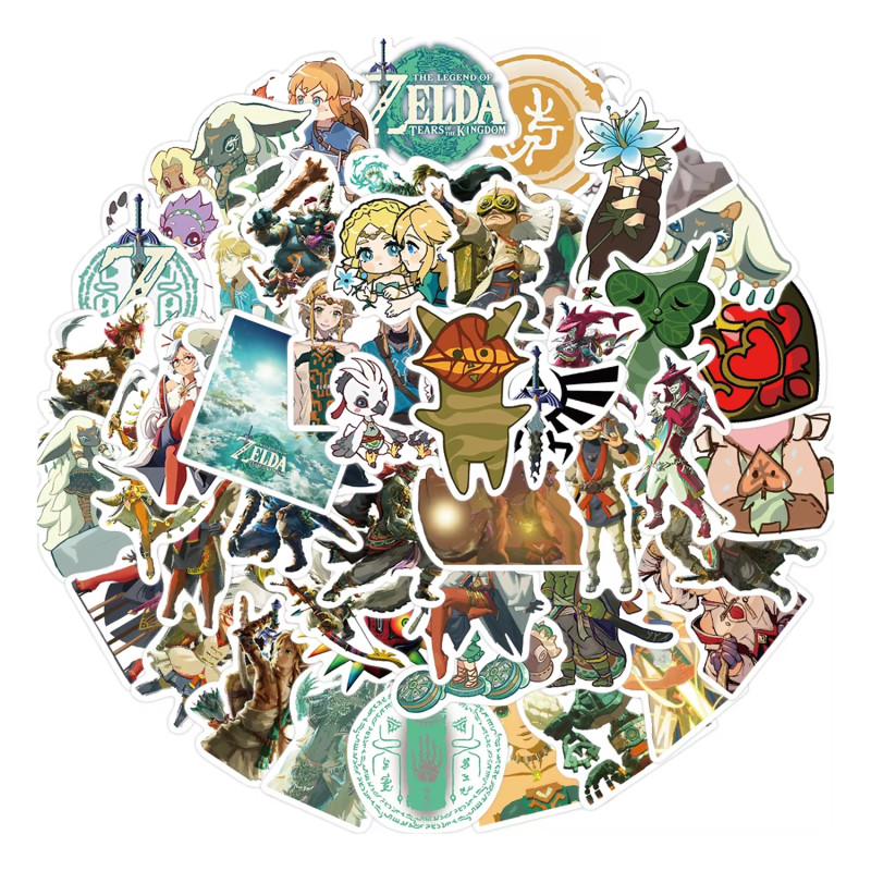 PACK 50 STICKERS VINILO THE LEGEND OF ZELDA