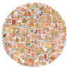 PACK 50 STICKERS VINILO CAPIBARA