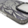 IPHONE 16 PRO - CASE HIBRIDO SO COOL VEGETA SSJ MAJIN PLATA