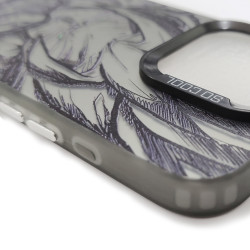 IPHONE 16 - CASE HIBRIDO SO COOL GOKU SSJ PLATA