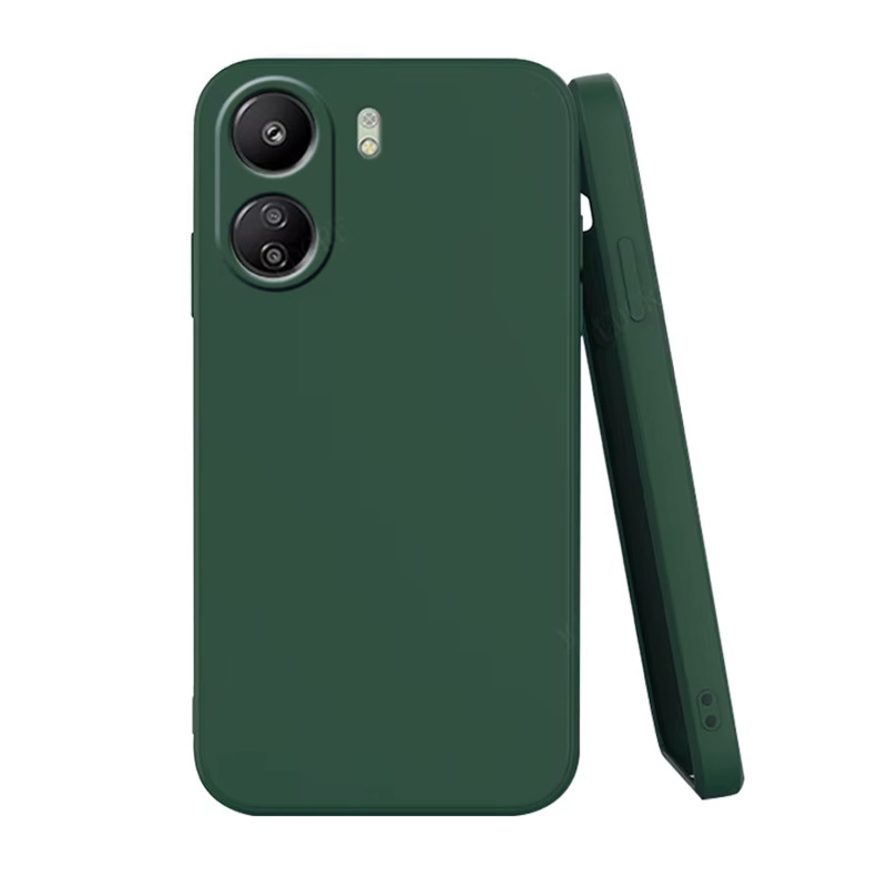 POCO X7 PRO 5G - CASE GOMA GAMUZA VERDE OSCURO