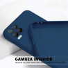 POCO X7 PRO 5G - CASE GOMA GAMUZA AZUL