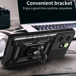 ZTE NUBIA FOCUS PRO 5G - CASE ANTISHOCK PARANTE CAM COVER NEGRO