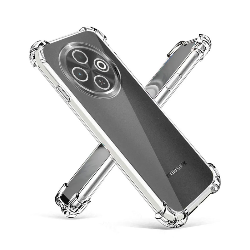 TECNO SPARK 30C - CASE GOMA TRANSP ANTISHOCK