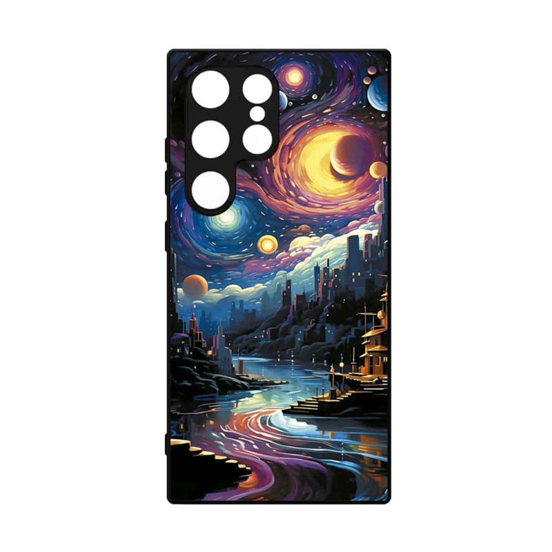 SAMSUNG S25 ULTRA - CASE GOMA SUEÑOS COSMICOS