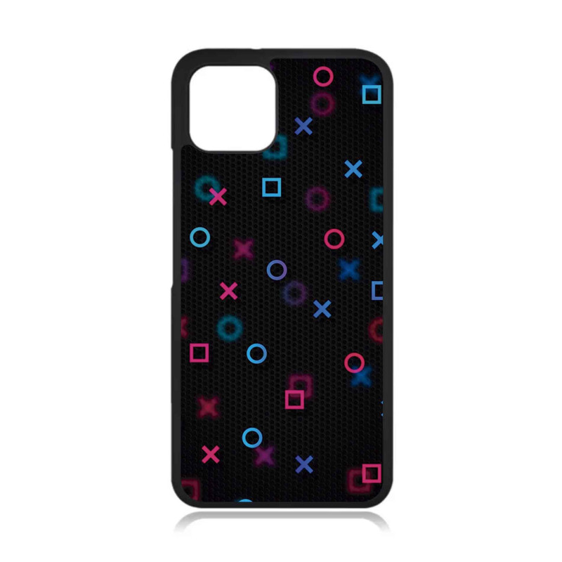 IPHONE 13 - CASE GOMA PLAY NEON NEGRO
