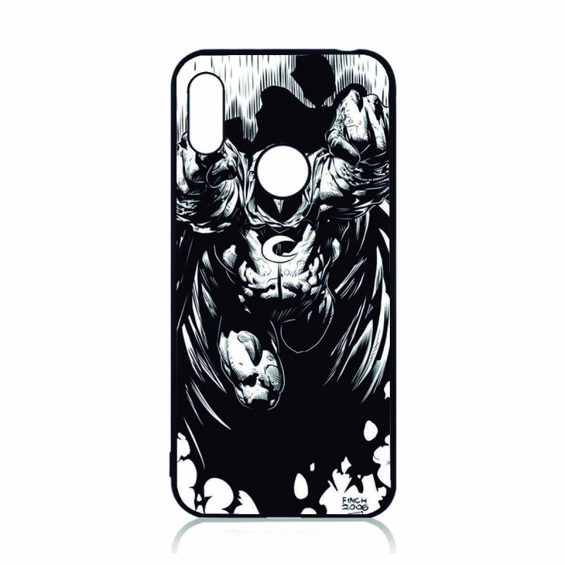 HUAWEI Y6 2019 - CASE GOMA MOON KNIGHT MARVEL NEGRO