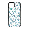 IPHONE 15 - CASE GOMA MARIPOSAS NEGRO