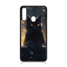 SAMSUNG A20S - CASE GOMA GATO NEGRO
