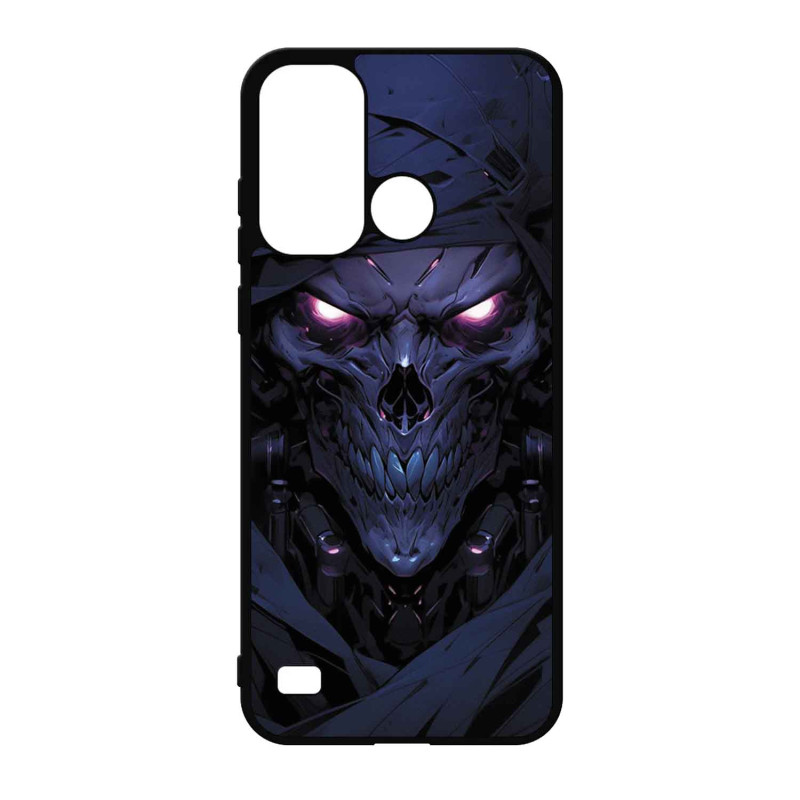 ZTE A53 PLUS - CASE GOMA CALAVERA NEGRO