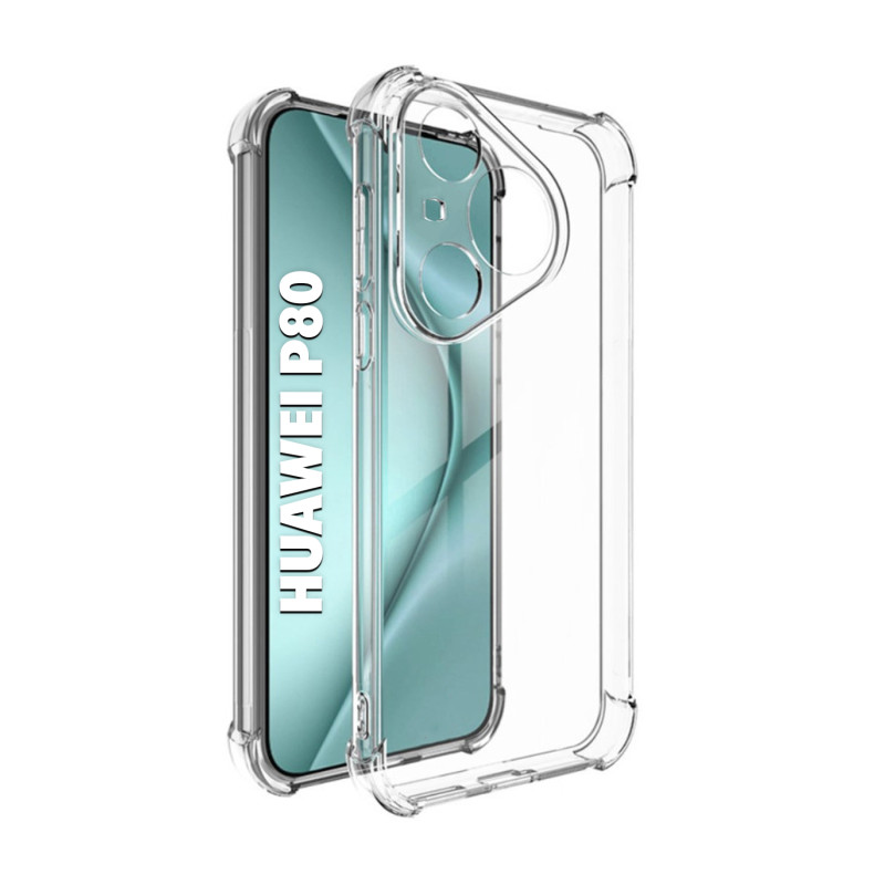 HUAWEI P80 - CASE GOMA TRANSP ANTISHOCK