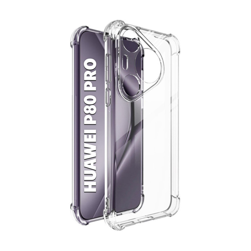 HUAWEI P80 PRO - CASE GOMA TRANSP ANTISHOCK