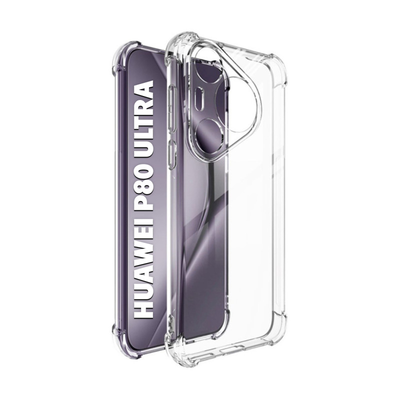 HUAWEI P80 ULTRA - CASE GOMA TRANSP ANTISHOCK