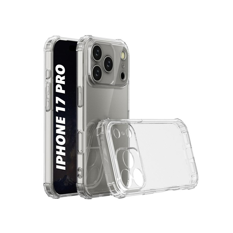 IPHONE 17 PRO - CASE GOMA TRANSP ANTISHOCK