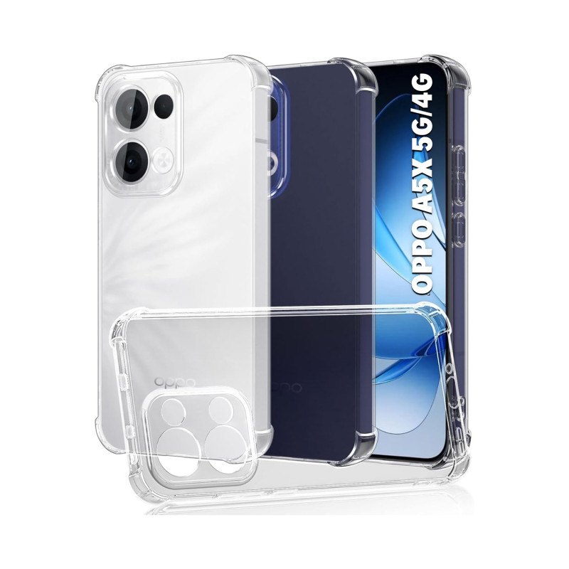 OPPO A5X - CASE GOMA TRANSP ANTISHOCK