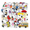 PACK 50 STICKERS VINILO SNOOPY